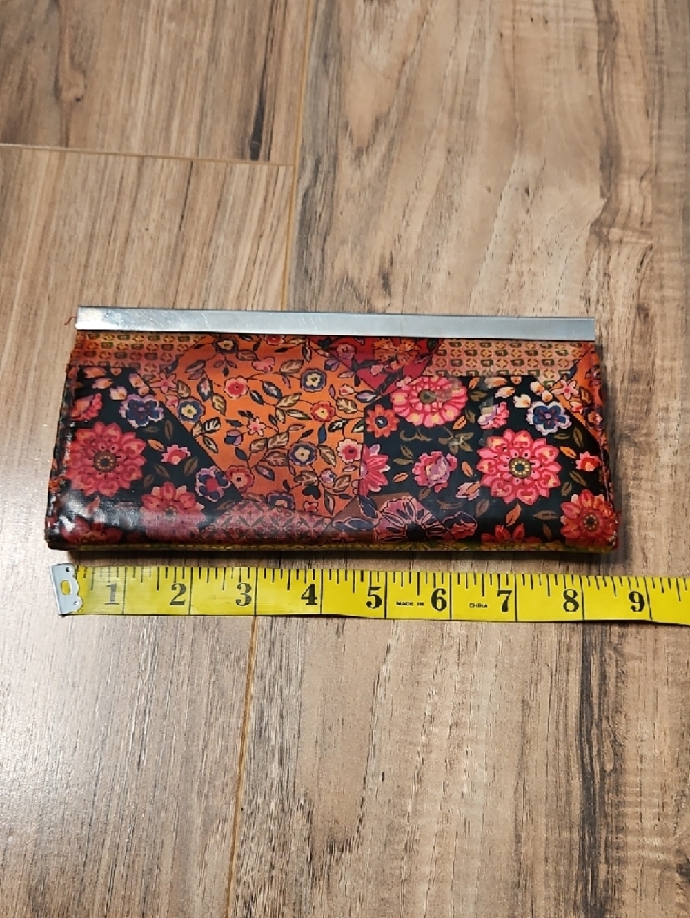 Floral Y2K Retro Patchwork Clutch Wallet - Multicolor - Picture 14 of 16